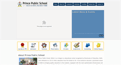 Desktop Screenshot of princepublicschool.com